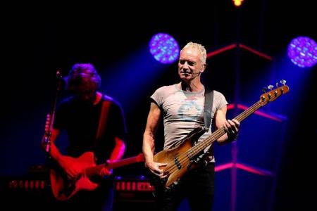 Sting set to perform in Singapore on March 22 