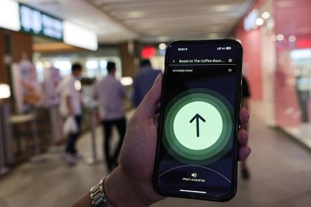 Jurong indoor map app guides the disabled, the blind 