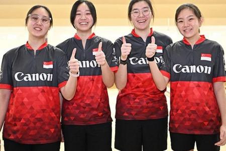 Singapore’s girls clinch team gold at Asian Youth Bowling Championships