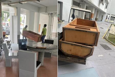 ‘Sauna’ cabin outside Serangoon flat removed