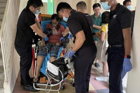 150 people evacuated after Sembawang flat catches fire, 1 person taken to hospital 