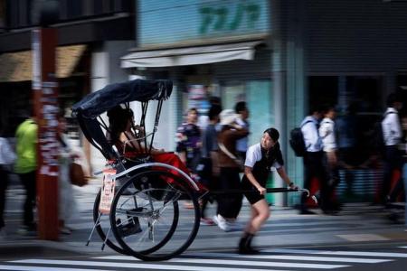 Social media inspires Japanese women to dash into rickshaw pulling