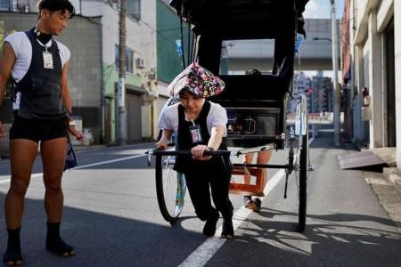 Social media inspires Japanese women to dash into rickshaw pulling