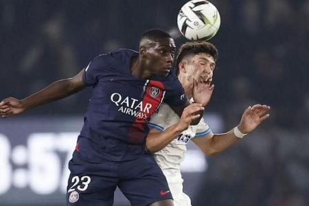 Hakimi and Dembele among four PSG players suspended for homophobic chants