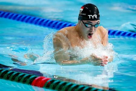 Maximillian Ang sets 100m breast national record at short-course World C’ships