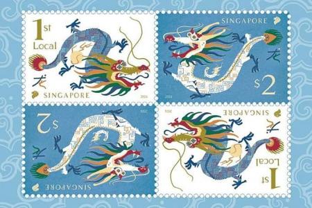 SingPost marks Year of the Dragon with stamps, postcards, collector’s sheet