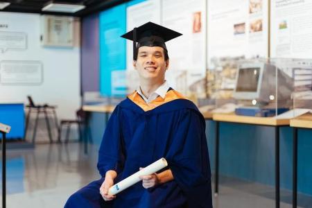 NUS student with cerebral palsy graduates with honours