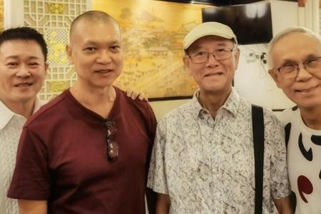 Xie Shaoguang makes rare appearance at gathering of former SBC artistes 