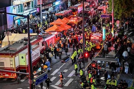 We were just trying to stay alive: Singaporean caught in Itaewon    crowd crush