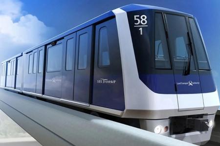 First 2 new trains for Sengkang-Punggol LRT arrive 