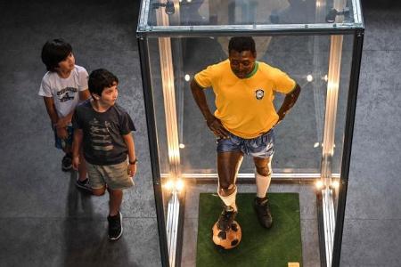 At Pele museum, fans proud of ailing football icon's legacy