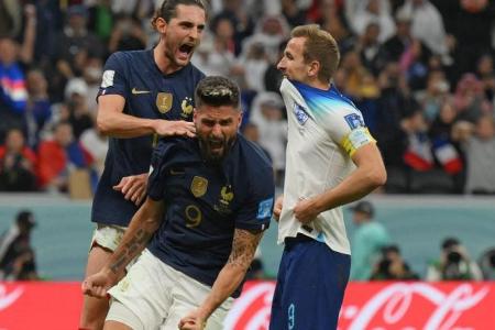 World Cup: Giroud takes France into  semis, as Kane penalty miss costs England 