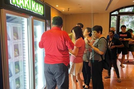 Get your durian from a vending machine at Tampines MRT station 