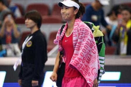 Chinese tennis player Peng Shuai denies making accusation of sexual assault
