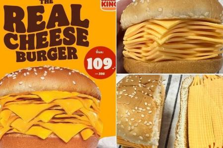 Burger King Thailand launches cheeseburger with 20 layers of cheese