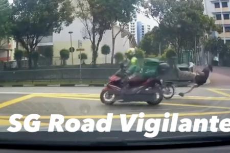 Motorcyclist and PAB rider taken to hospital after accident in Sengkang