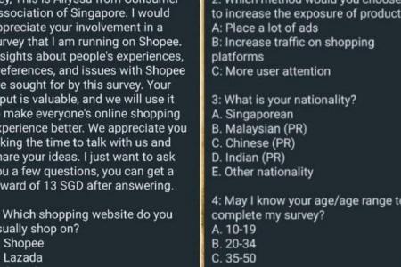 Shopping survey on WhatsApp that offers $13 payment is a new scam, warns Case
