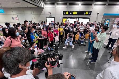 Stations buzzing on first day of operations for third stage of Thomson-East Coast Line