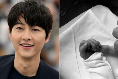 Actor Song Joong-ki welcomes baby boy with British wife