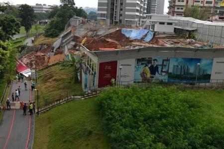 Clementi landslide: Close call for warehouse worker cycling home