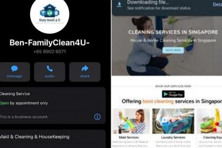 Police warn of new phishing scam involving cleaning services ads on social media platforms