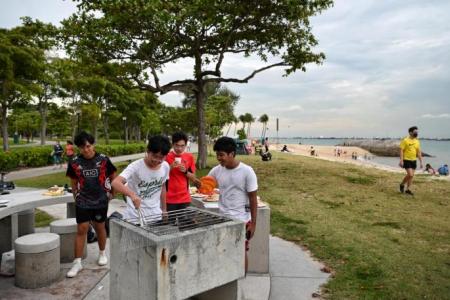 Barbecue pits in popular parks fully booked for weekend on first day of reopening