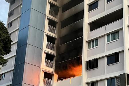 If your neighbour's flat is on fire, what should you do?