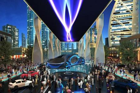 South-east Asia's largest suspended LED sky screen to be built in Singapore