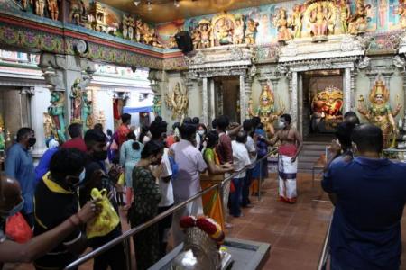 Hindus usher in Tamil New Year at temples and welcome easing of Covid-19 rules