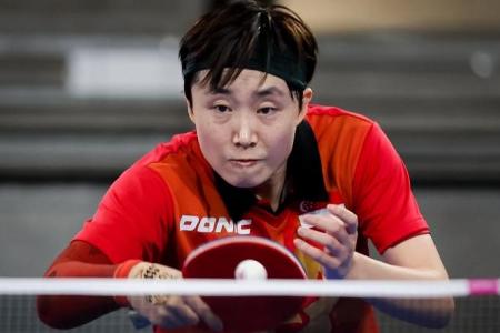 S'pore women's table tennis team beat England