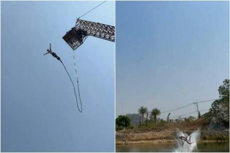 ‘I could have lost my life’: Tourist’s bungee cord snaps in mid-air in Thailand