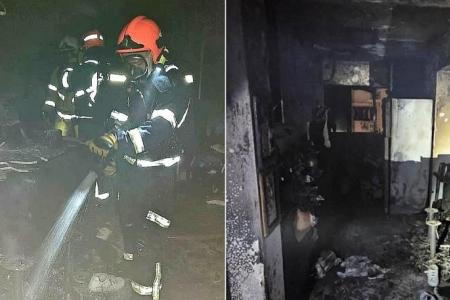 Family of 5, including baby and 2 kids, rescued from Sengkang kitchen blaze