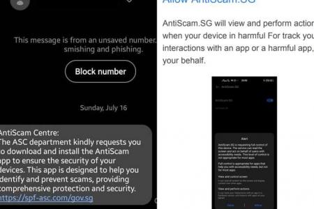 Do not download fake Anti Scam Centre app onto Android devices: Police