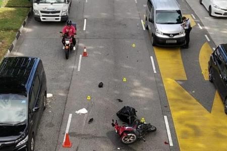 Motorcyclist, 38 dies after accident involving van, lorry in Bedok North Road