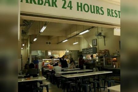 SFA suspends, fines Akbar 24 Hours Restaurant in Tanjong Pagar