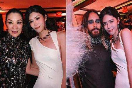 Actress Carrie Wong meets Michelle Yeoh, Jared Leto at Met Gala after-party