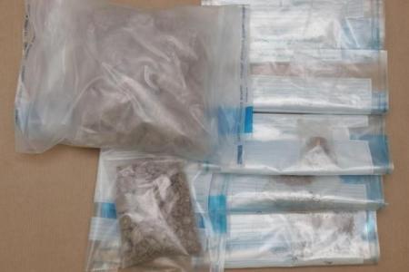$131k of drugs seized in drug busts in Telok Blangah, Geylang