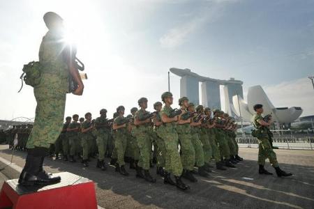 Floating platform hosts NS55 Parade before redevelopment