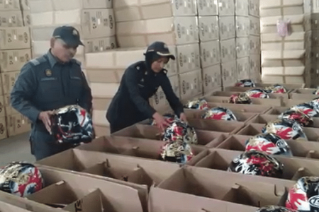 Counterfeit Arai helmets worth $16,700 seized in Penang