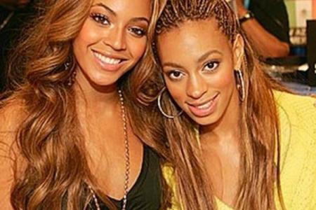 Sisterly love: Beyonce posts photos of her and Solange in happier times