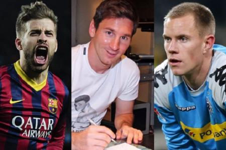 Barcelona pen deals for Messi and Pique, sign ter Stegen