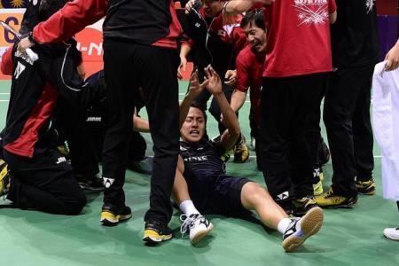 Japan win Maiden Thomas Cup