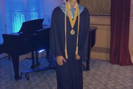Cody Simpson graduates top of his class