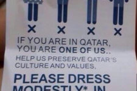No mini skirts, no sleveless dresses during 2022 Qatar World Cup