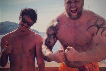 GOT's Prince Oberyn and The Mountain cosy up in cute photo