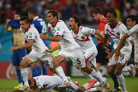 Costa Rica beat Greece 5-3 on penalties to make last eight