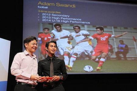 Footballer Adam Swandi gets good news about NS deferment