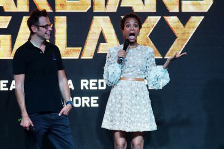 Guardians of the Galaxy stars wow crowd despite smaller turnout