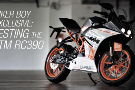 Biker Boy exclusive: Testing the KTM RC390