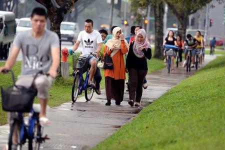 Woodlands residents complain of reckless cyclists